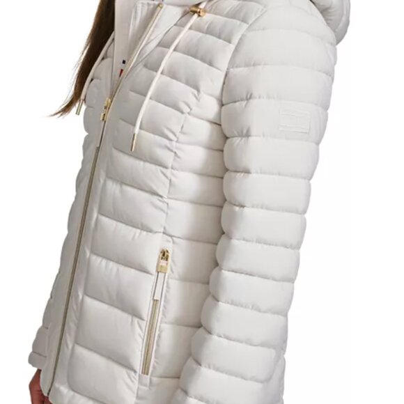 Tommy Hilfiger Women's Hooded Packable Puffer Coat - Picture 4 of 6